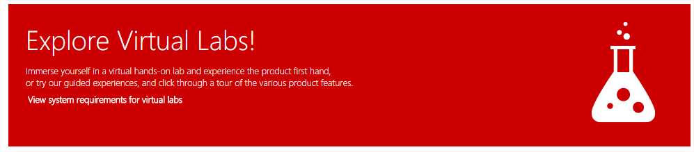 SQL Server 2016 Virtual Labs